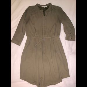 Blouse Material Quarter Sleeve Dress